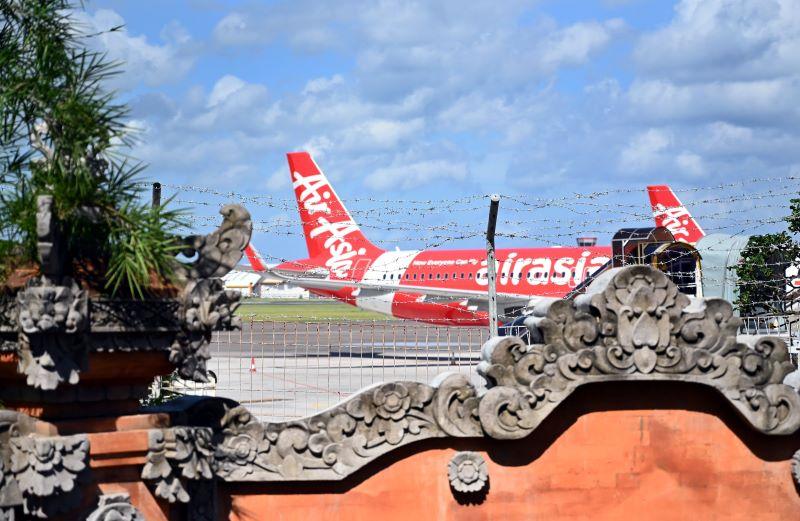 AirAsia on tarmac at Ngurah Rai International airport