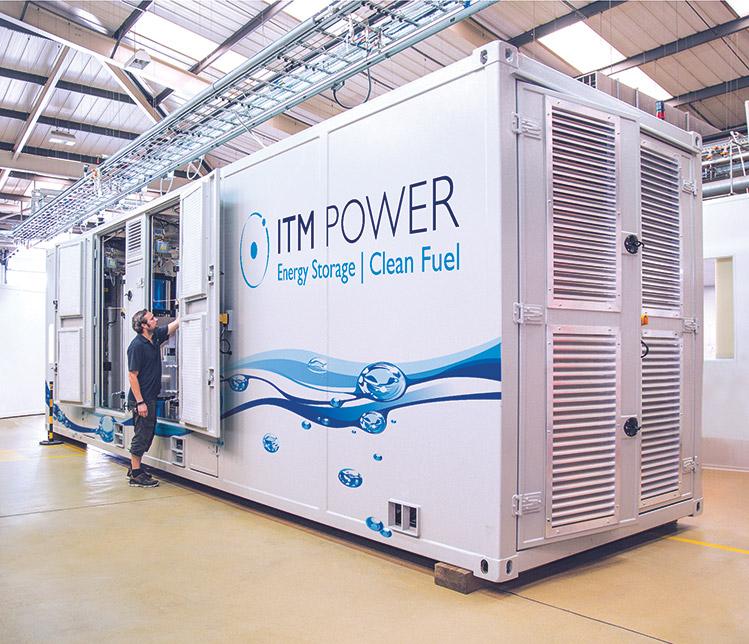 ITM power hydrogen vehicle