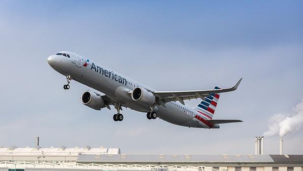 American Airlines jetliner