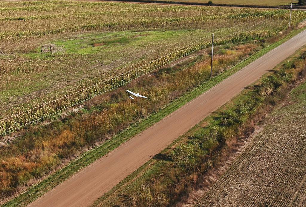 Albatross drone equipped with Iris Casia detect and avoid system