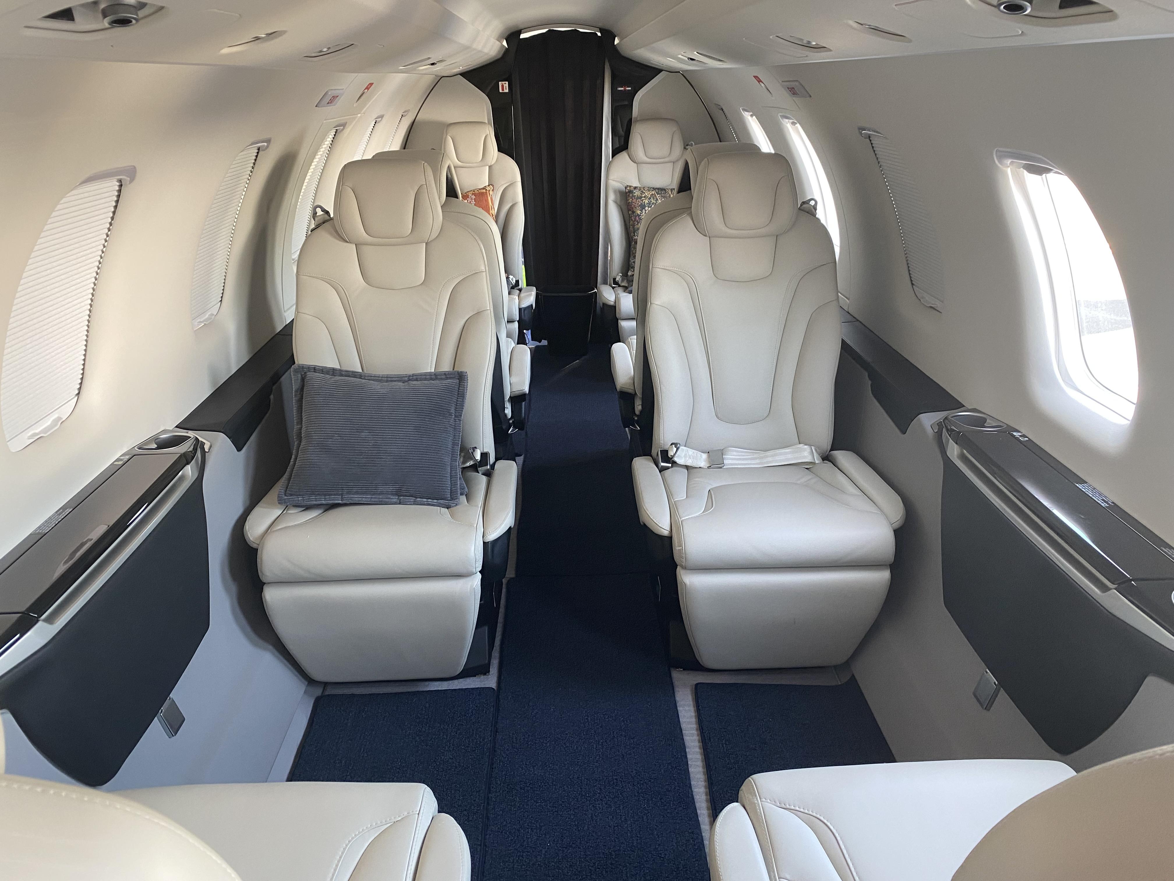 PC-24 cabin interior