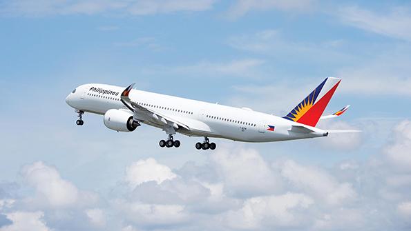 Philippine Airlines Airbus A350 in flight