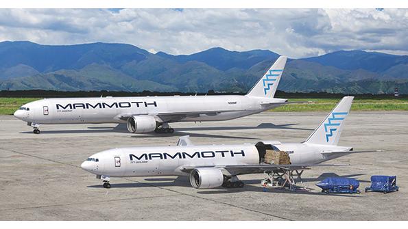  Mammoth Freighter aircraft on tarmac