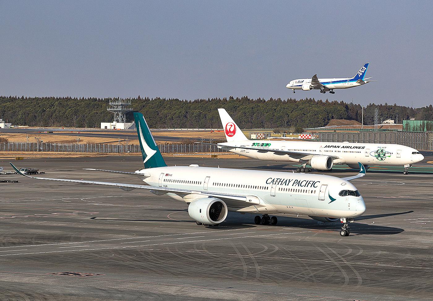 Cathay, JAL and ANA