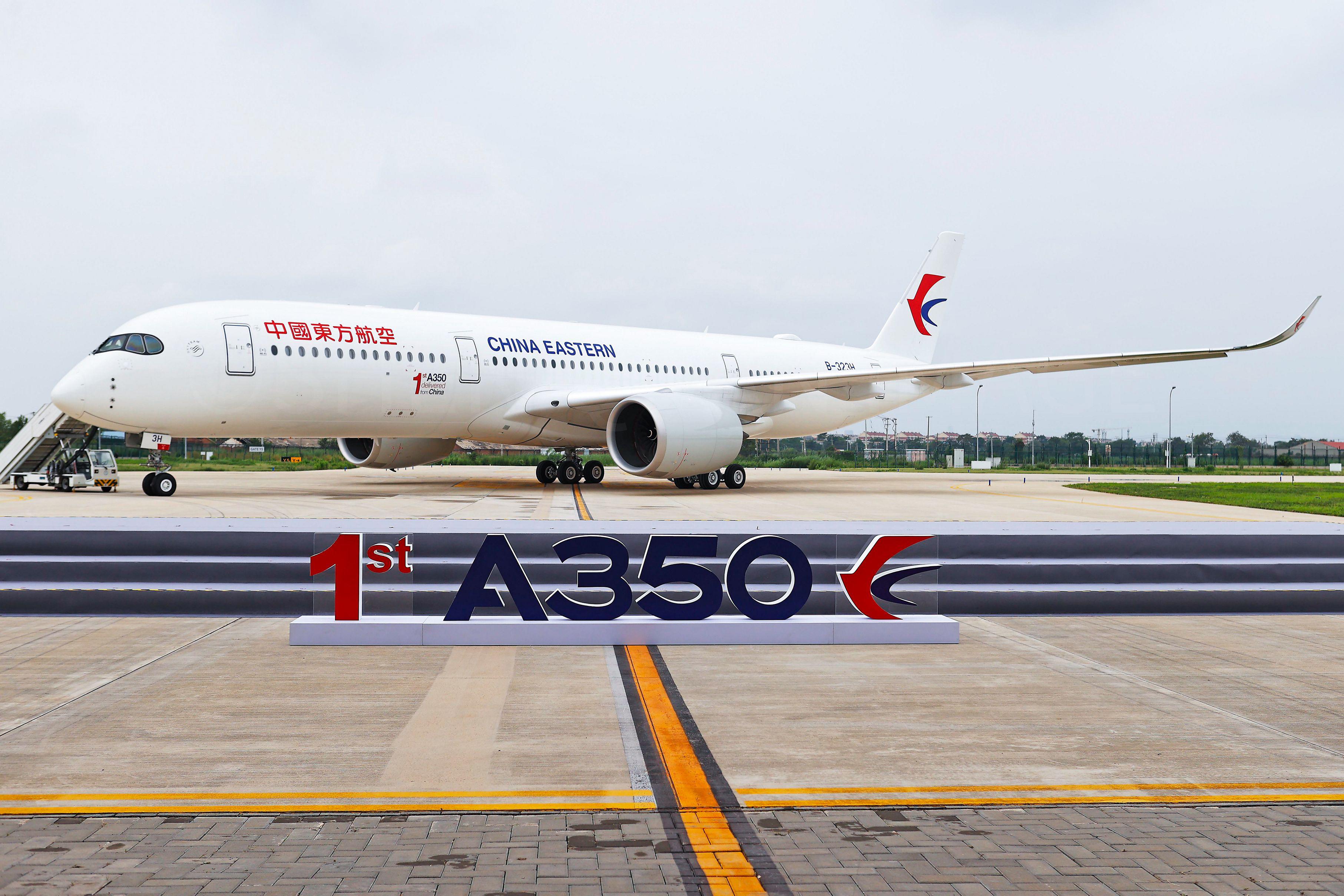 China Eastern first A350 delivered from China