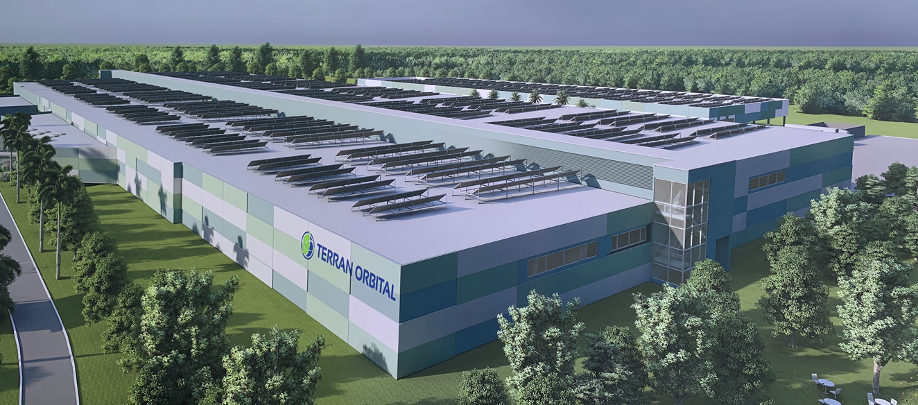 Terran Orbital small-sat plant concept