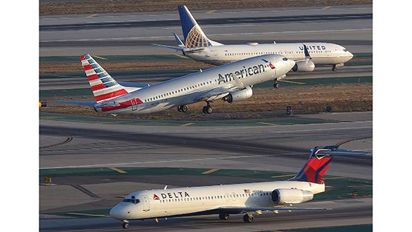 Big Three US airlines