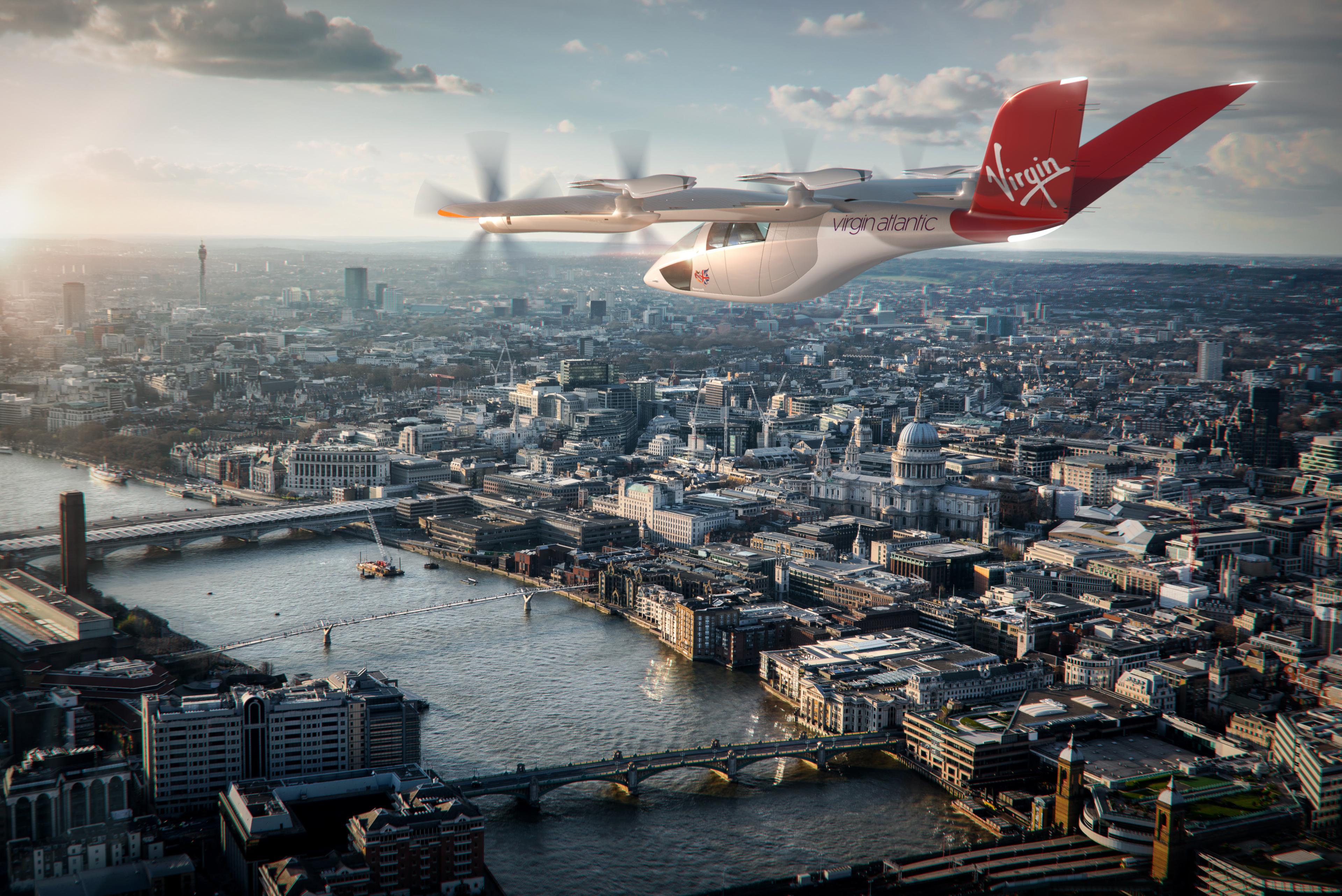 Virgin Atlantic air-taxi concept