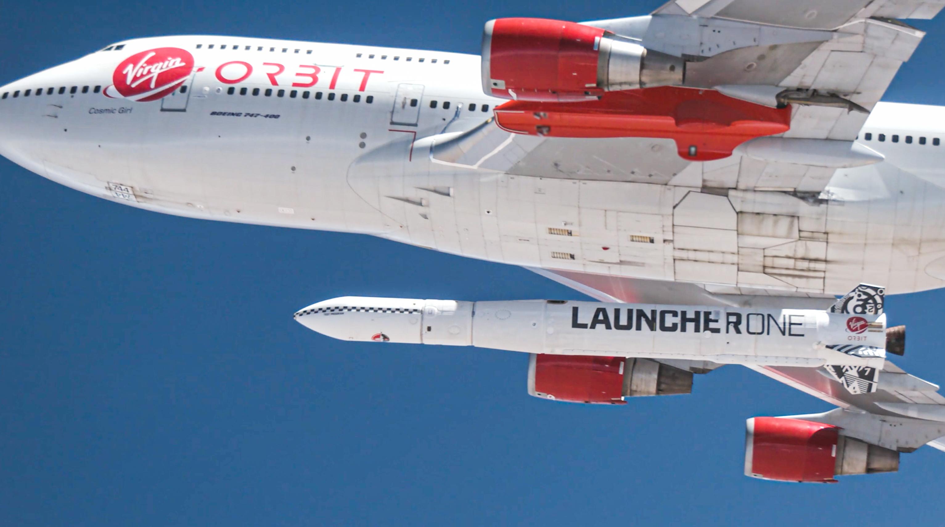Virgin Orbit Boeing 747 launcher