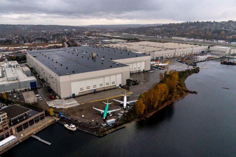 Boeing facility in Renton, Washington