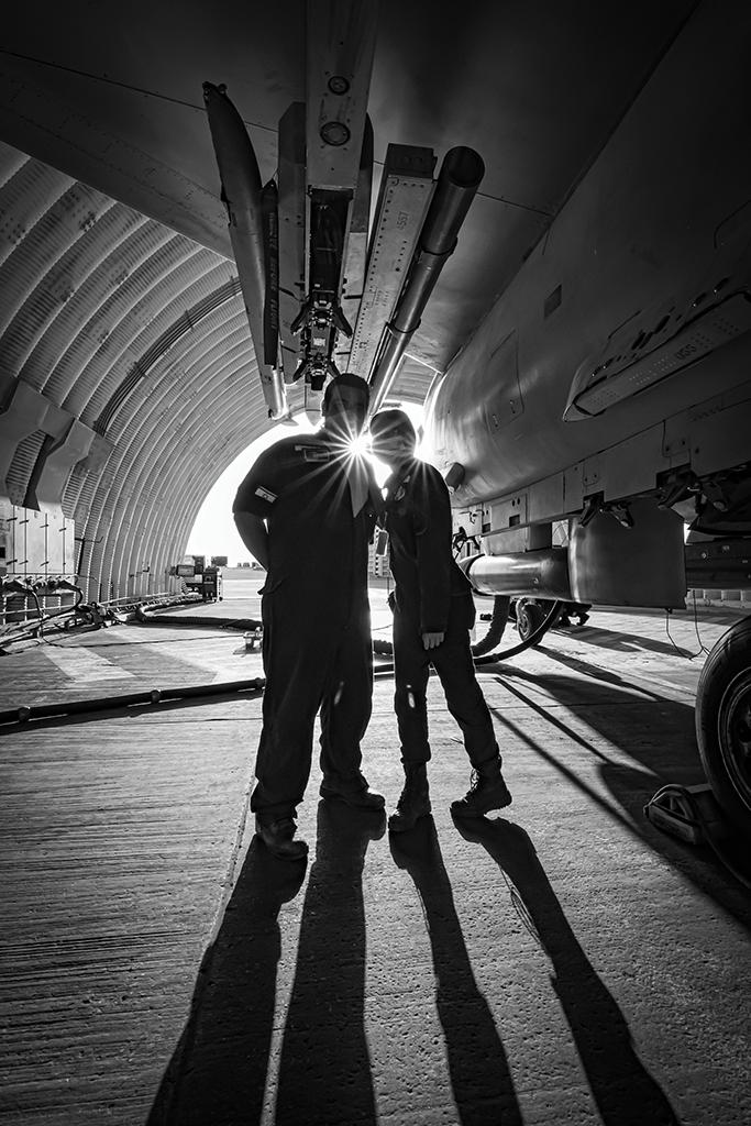 Israeli Air Force Boeing F-15I technicians