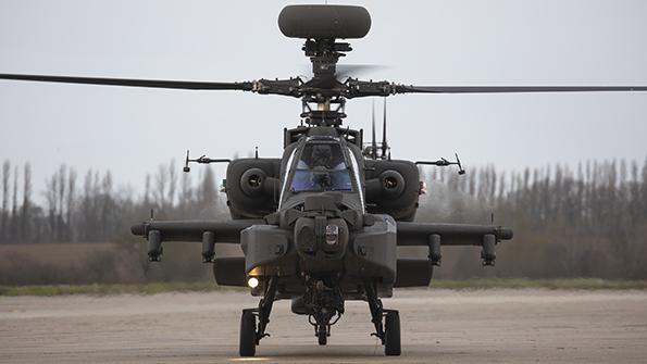 British Army’s AH-64E Apache helicopter