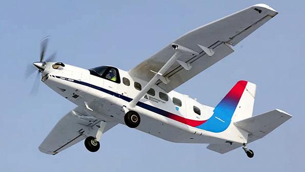 nine-seat LMS-901 Baikal light turboprop aircraft