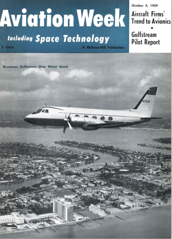 From The Archives: Grumman Gulfstream Pilot Report | Aviation Week Network