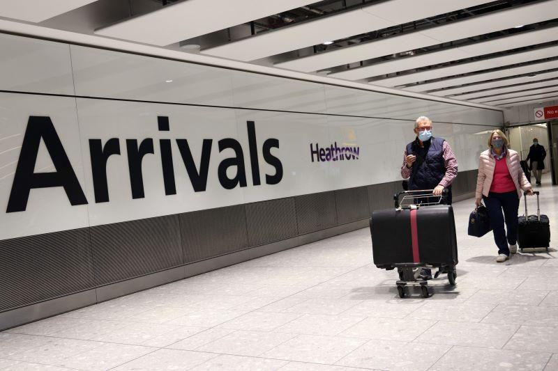 Heathrow Airport arrivals