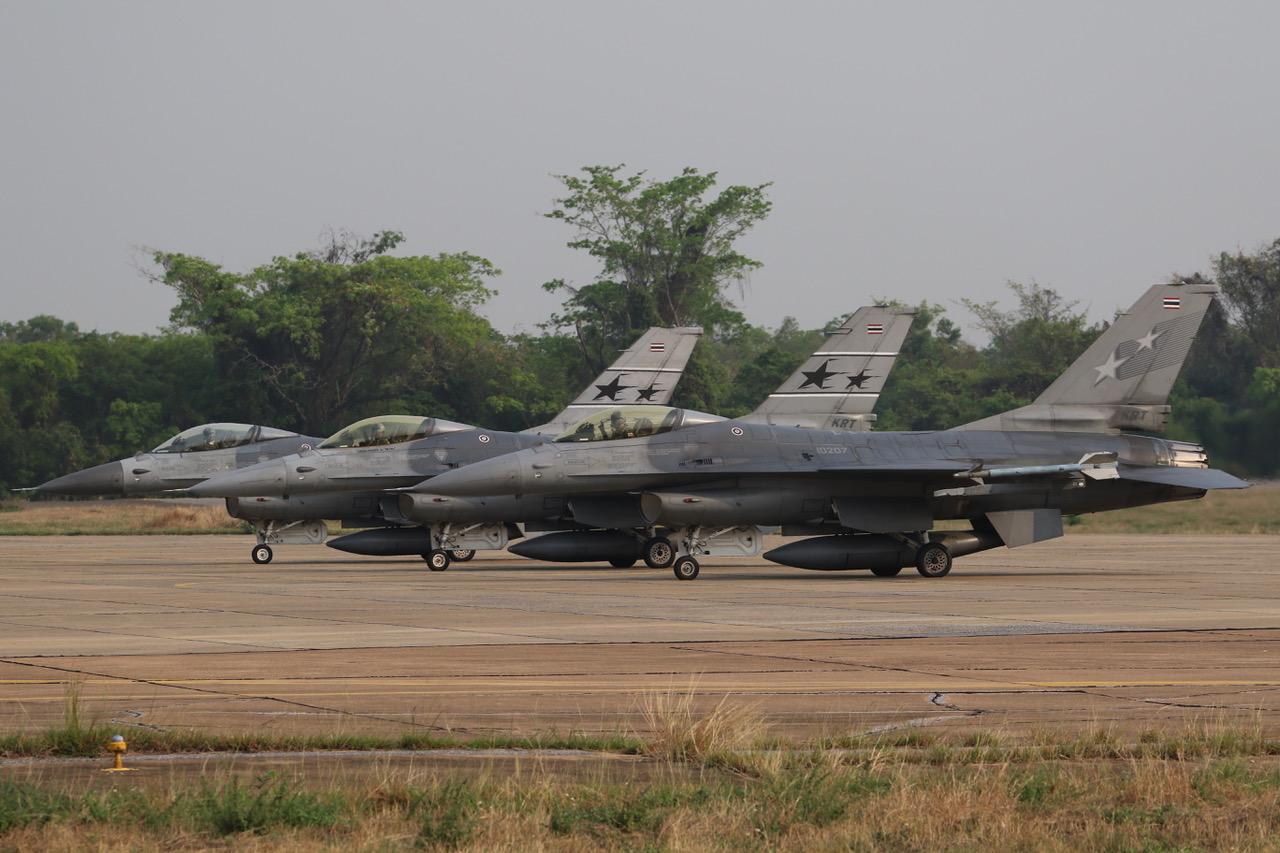 Royal Thailand Air Force F-16s
