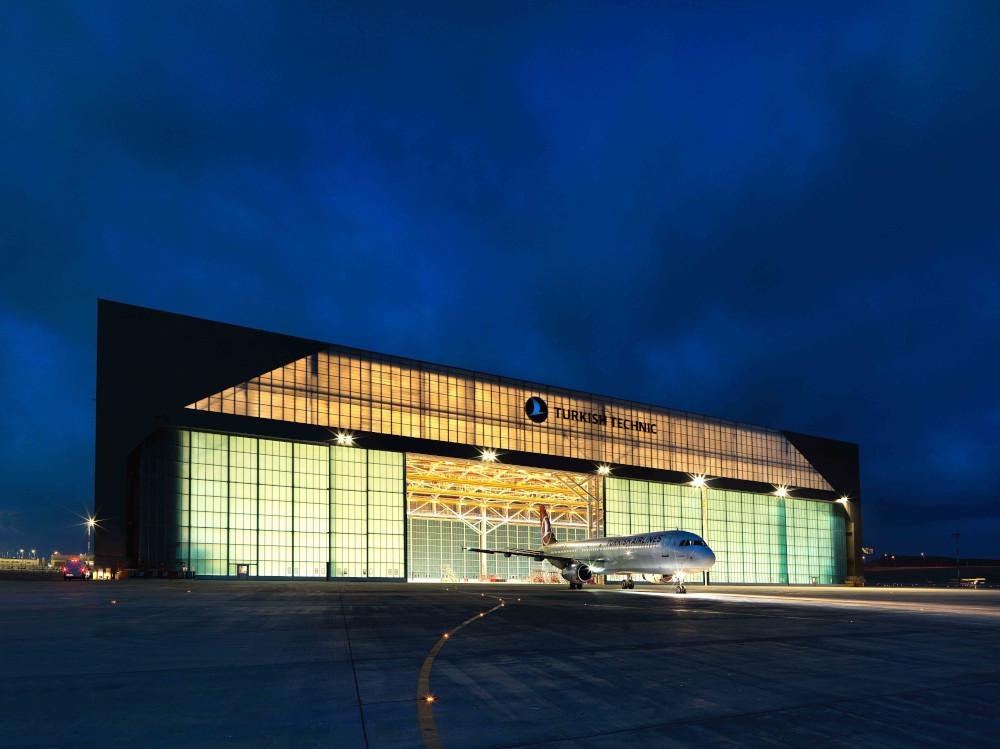 Turkish Technic MRO facility at Istanbul Airport.