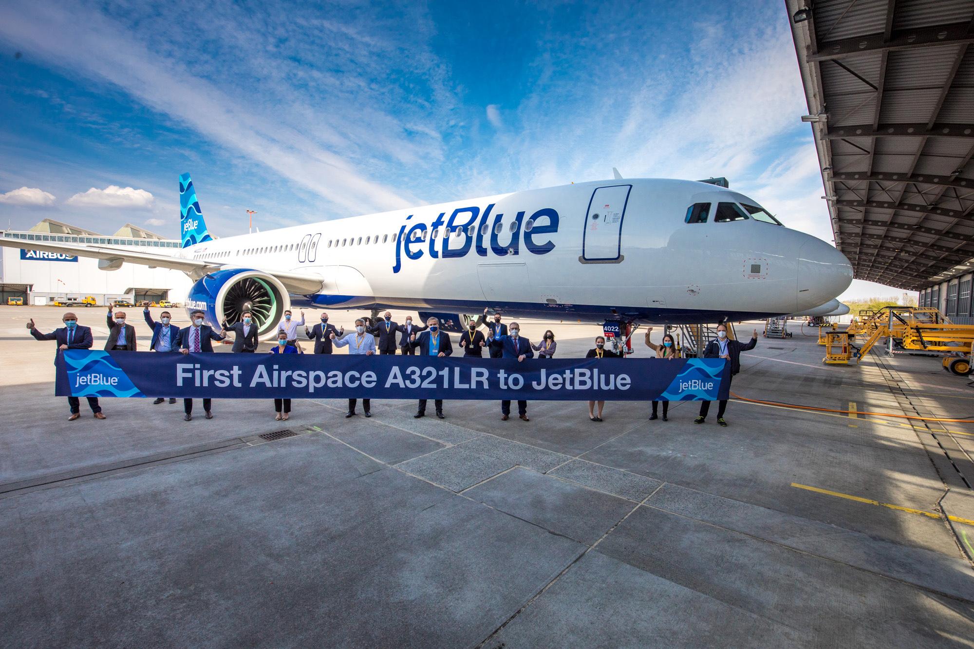 first A321LR to JetBlue