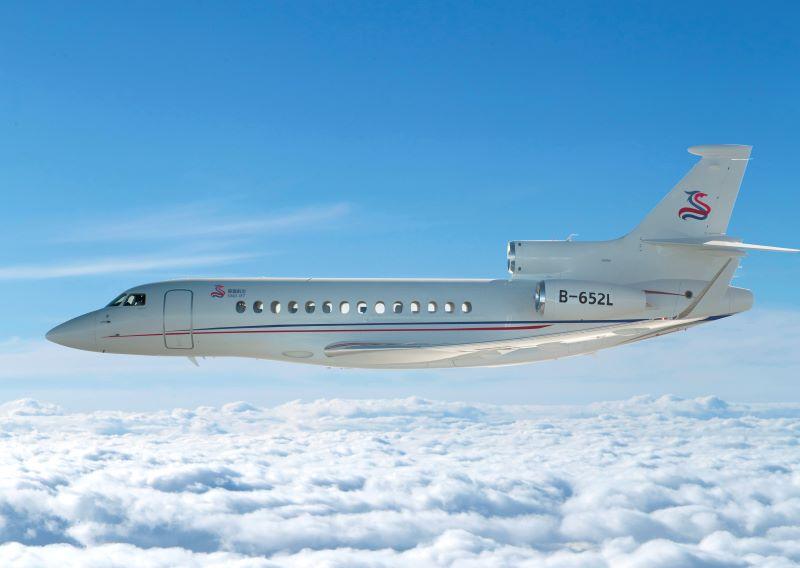 Sino Jet Falcon 7X at Hainan