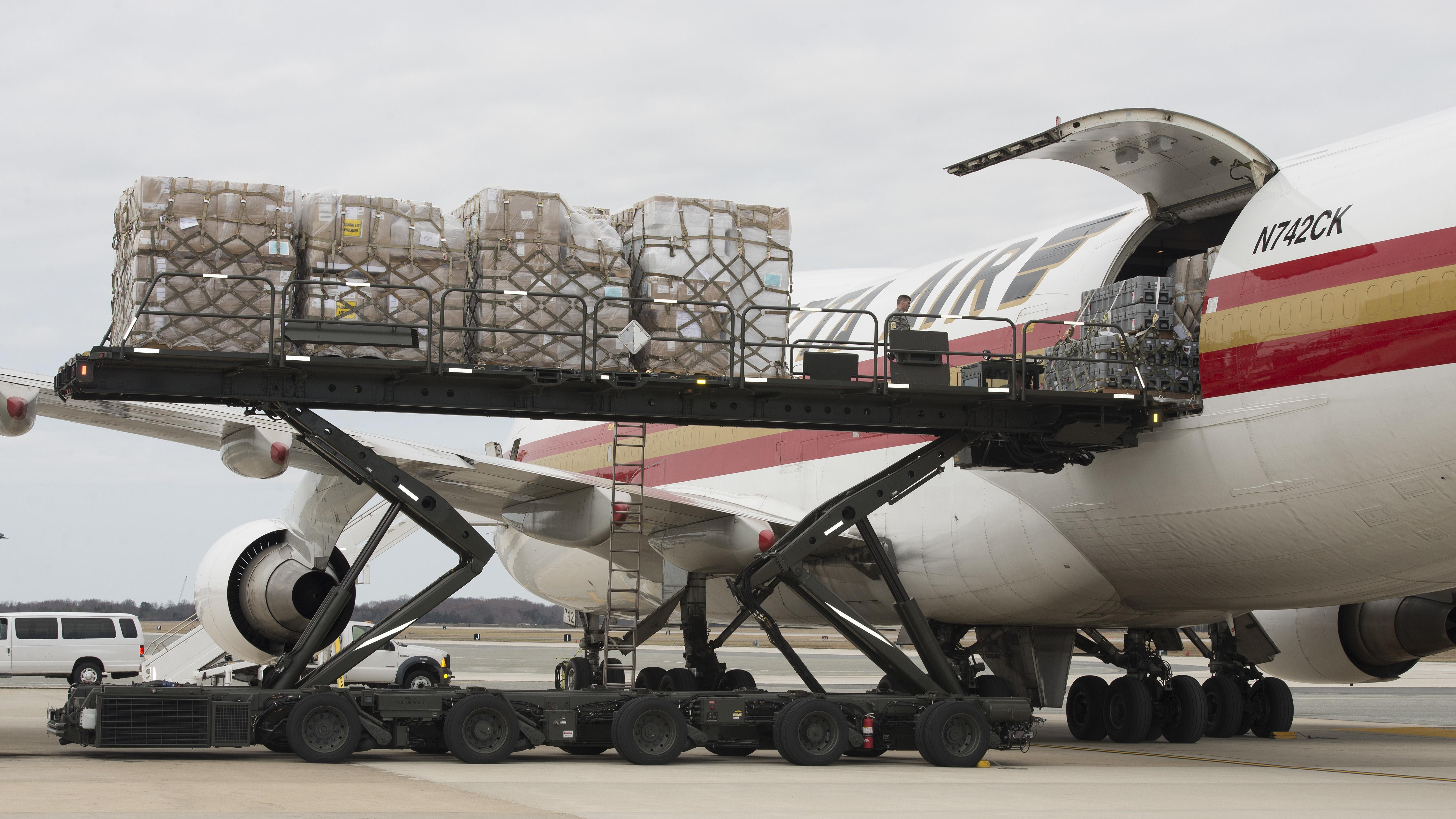 Contracted aircraft to carry infant formula