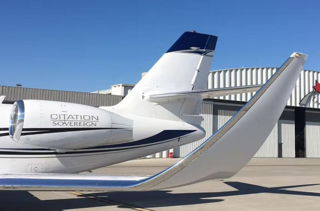 Textron. Cessna Sovereign 680 with winglets