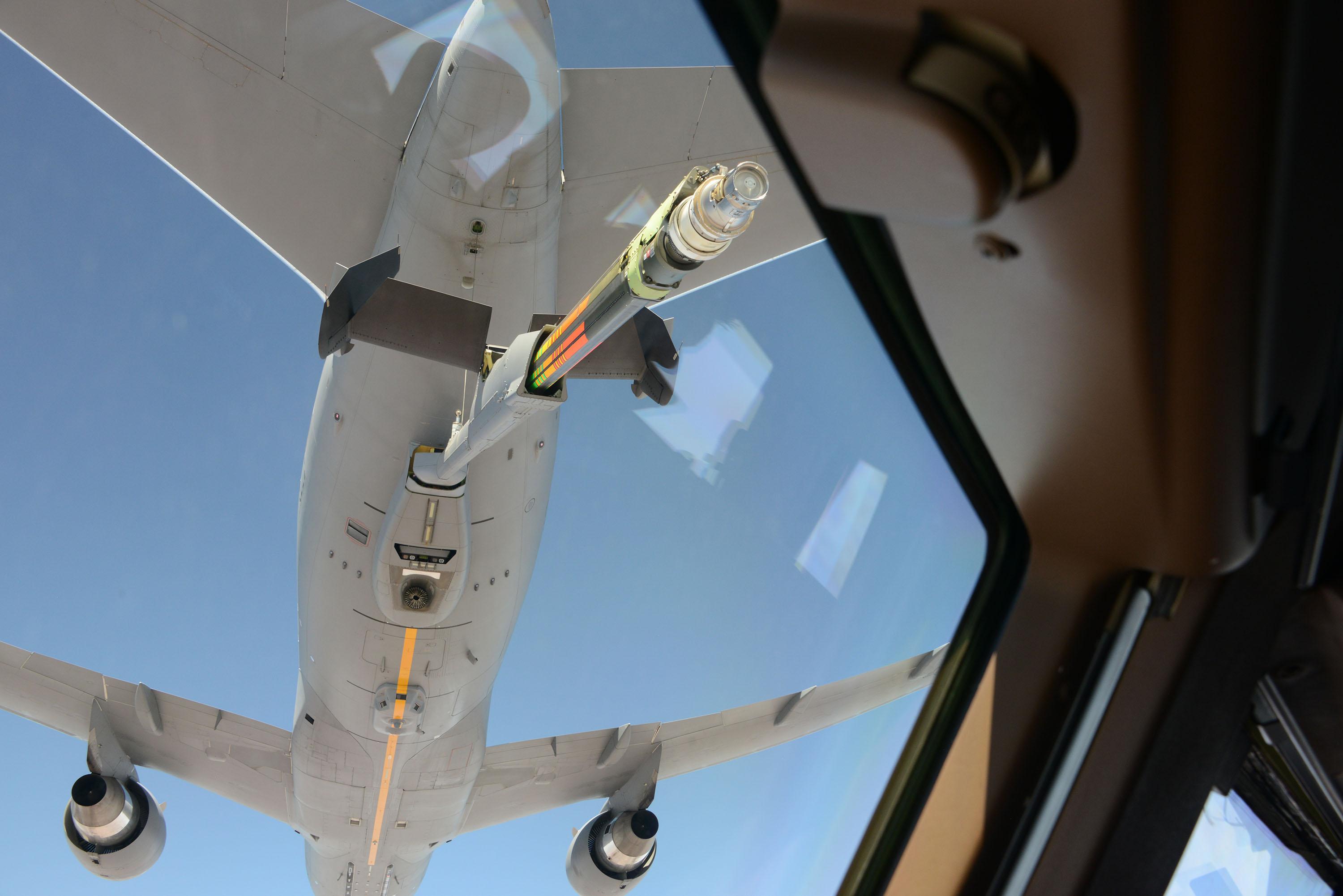 KC-46 Pegasus prepares to refuel