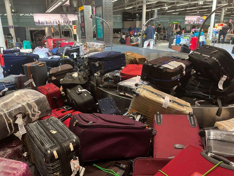 Heathrow Airport baggage reclaim