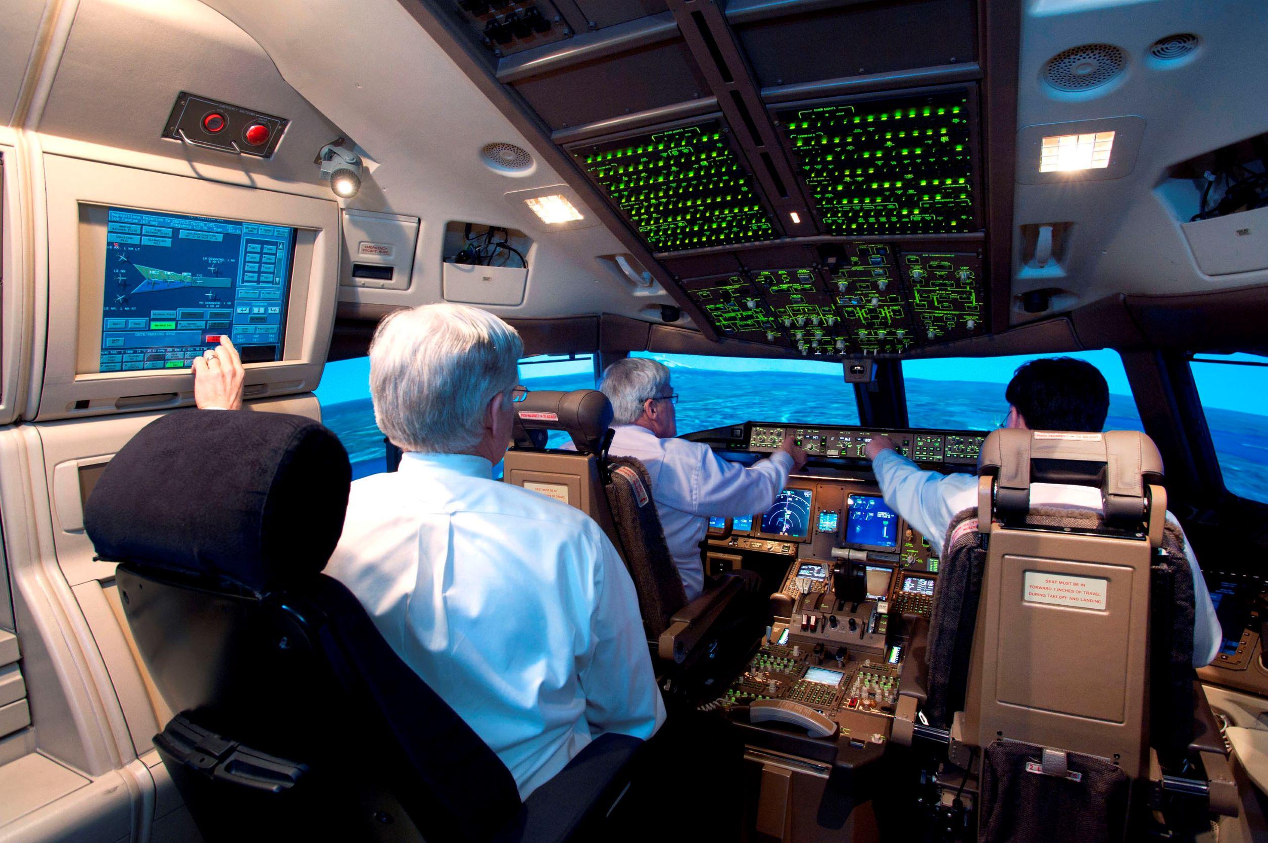 Boeing 777 full-flight simulator