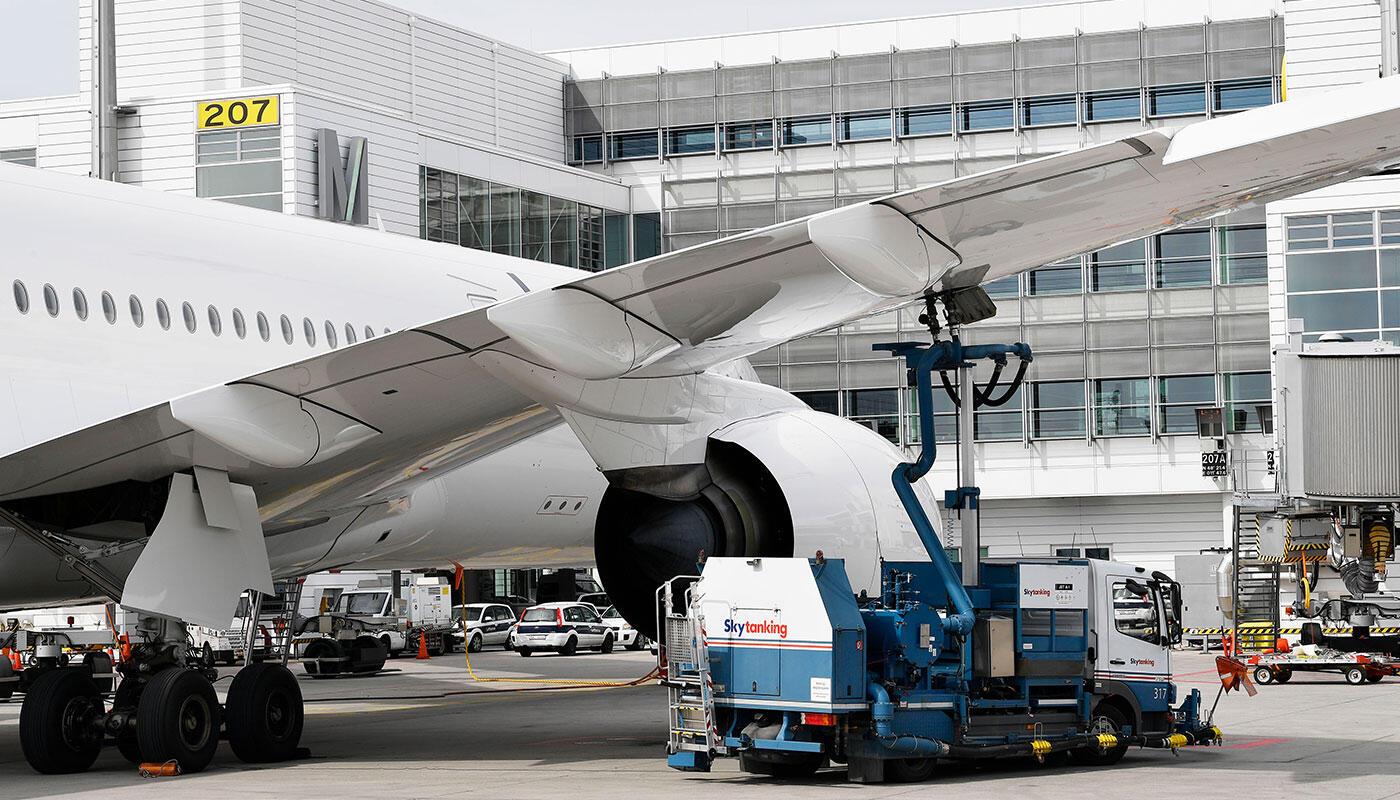 SAF refueling at Munich Airport