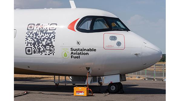 Sustainable aviation fuel aircraft