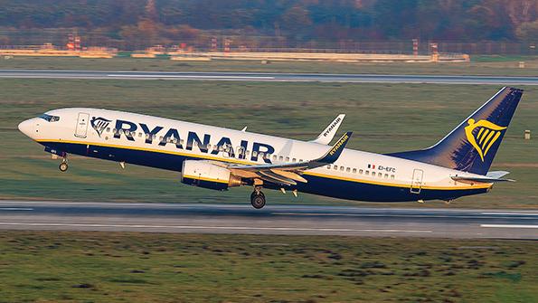 Ryanair takeoff