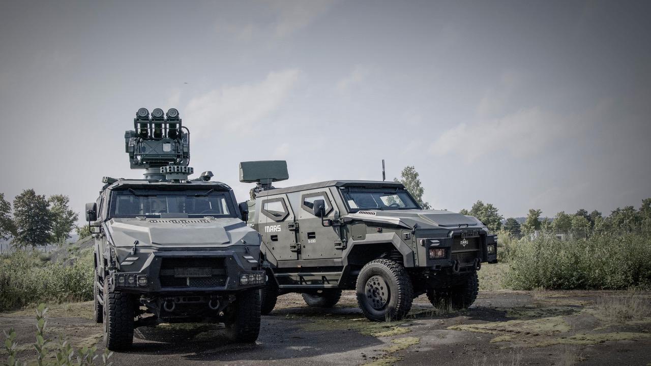 Saab MSHORAD mobile radar unit