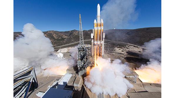 A United Launch Alliance (ULA) Delta IV Heavy rocket