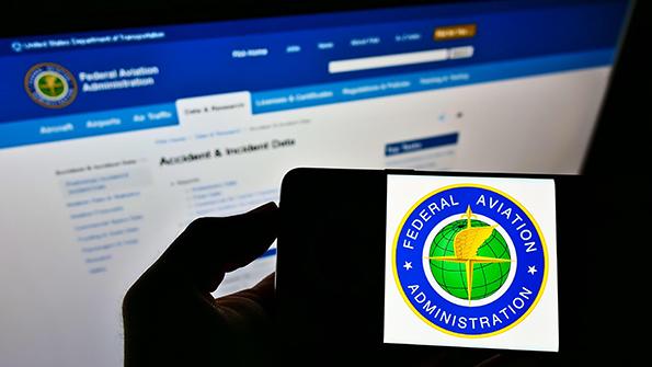 FAA homepage and icon 