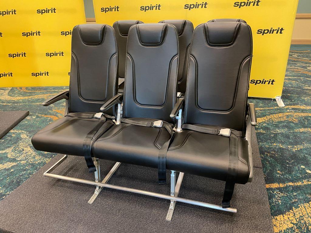 Spirit Airlines vector light economy seats