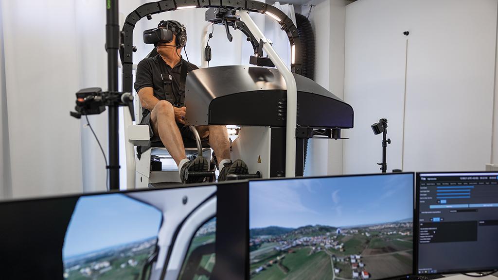 Virtual-Reality-Hubschraubertrainer in der Schweiz