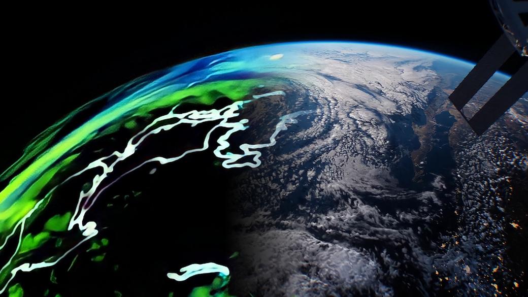 Notional image of global weather digital twin