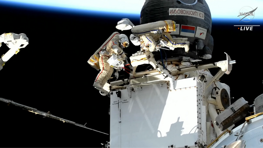 Russian spacewalk on Nov. 17, 2022
