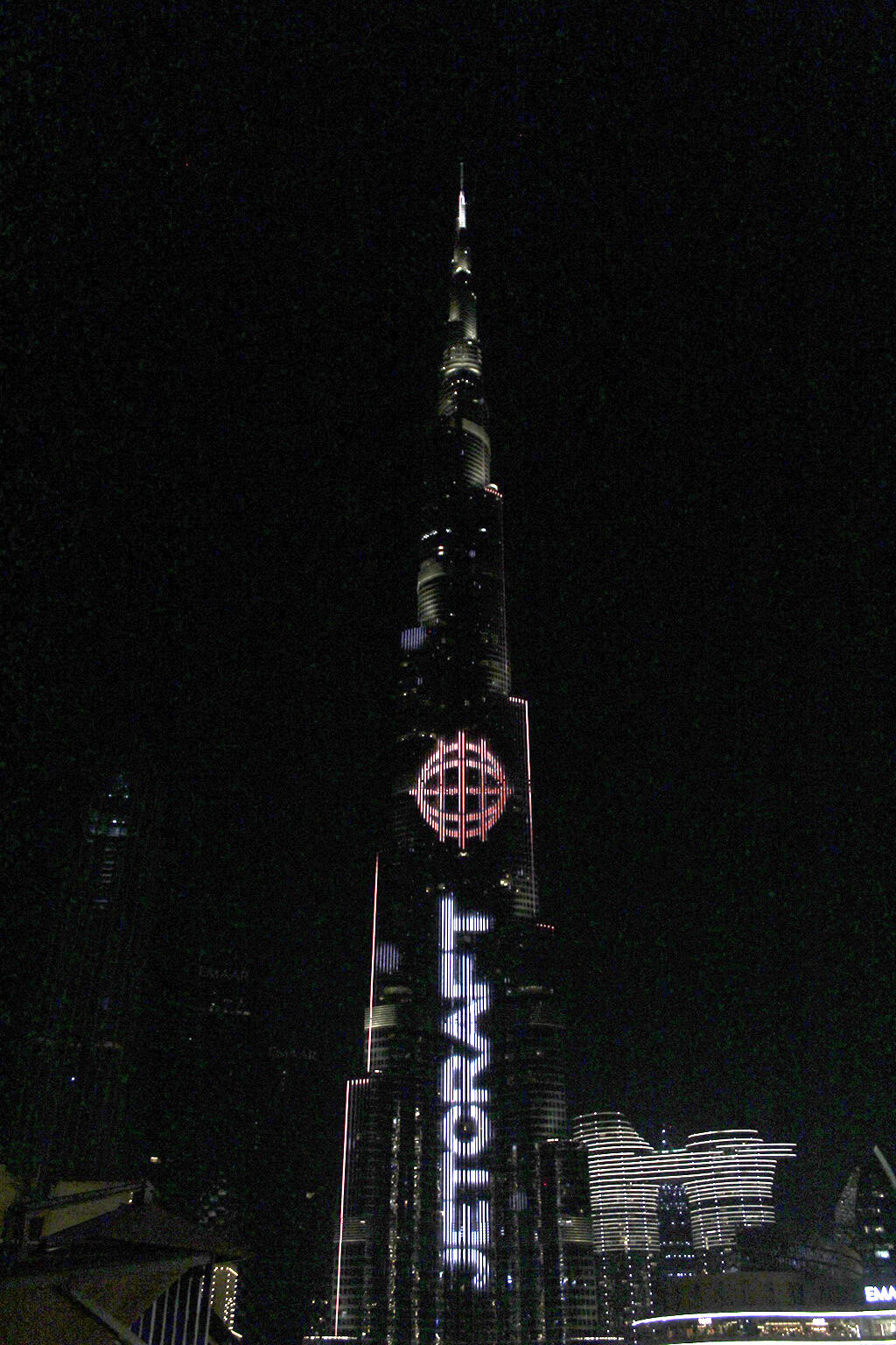 Jetcraft Burj Khalifa Projection