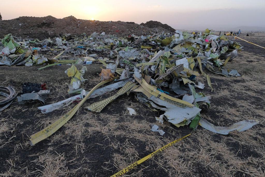 Ethiopian Flight 302 crash debris