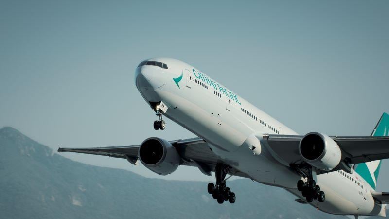 Cathay Pacific 777-300ER aircraft