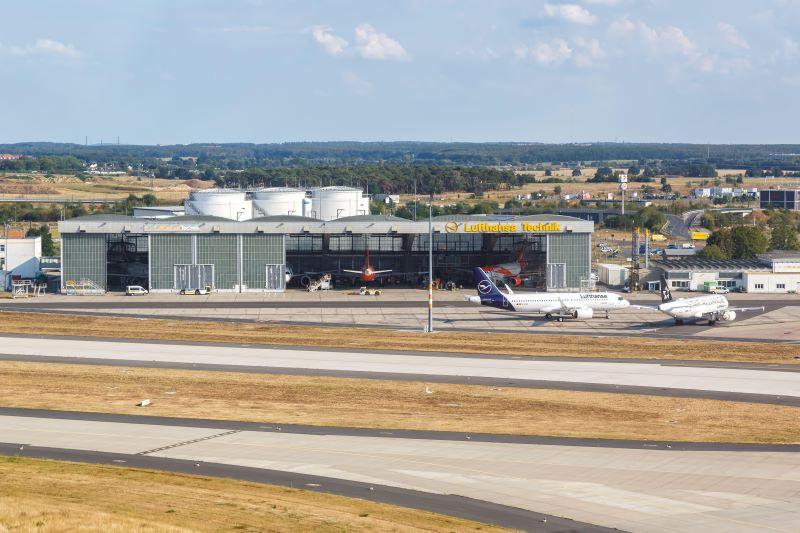 Lufthansa Technik hangar at Berlin Bradenburg Airport (BER)
