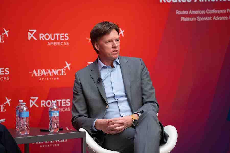 Andrew Pierce Porter Airlines' Andrew Pierce shares the carrier's plans at Routes Americas 2023.
