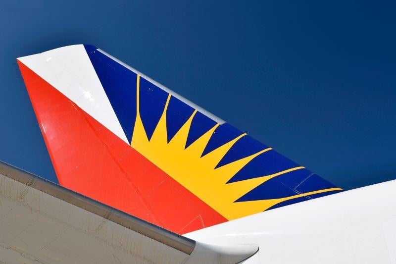 Philippine Airlines A340 tail