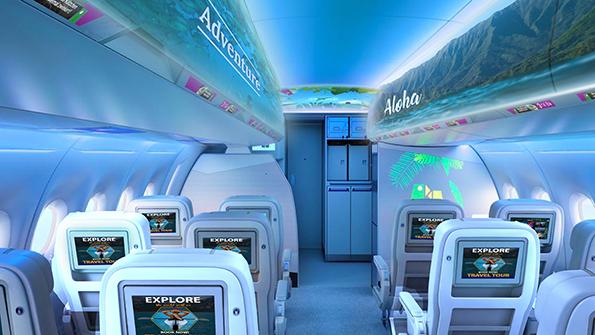 LED Airline Cabin Lighting Advances Toward Fashion And Flexibility