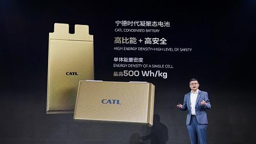 500 Wh/kg condensed battery for electric vehicles 