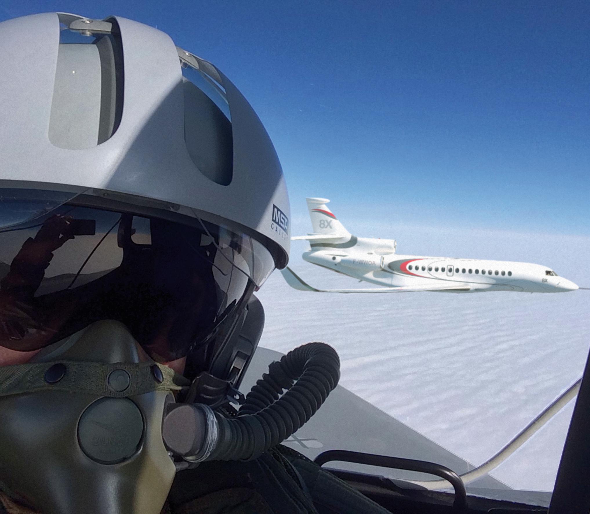 Falcon 8X First Flight