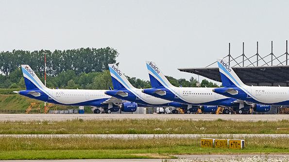 Airbus aircraft in India