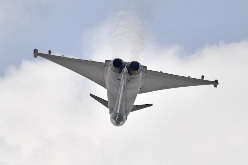 Eurofighter typhoon at Paris air show 