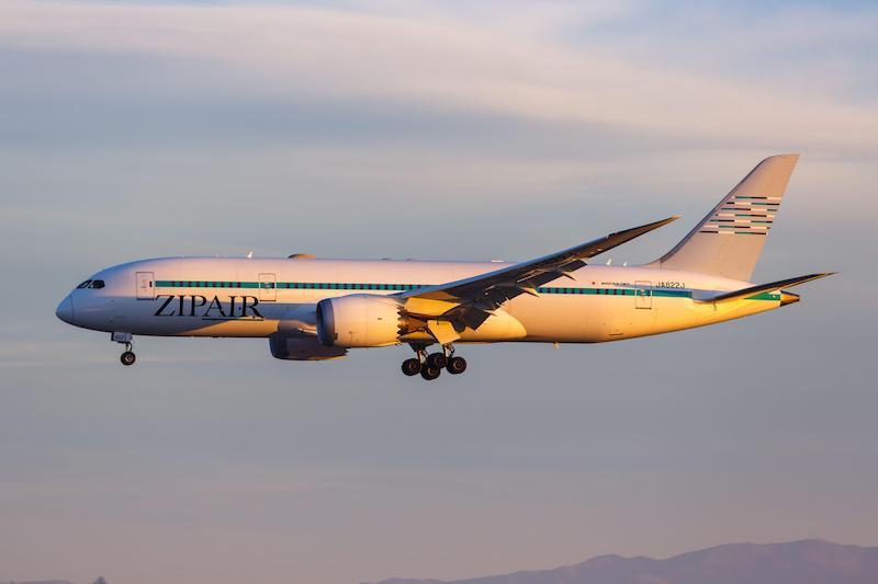 Zipair Plans To Boost Boeing 787 Fleet To Add New Frequencies